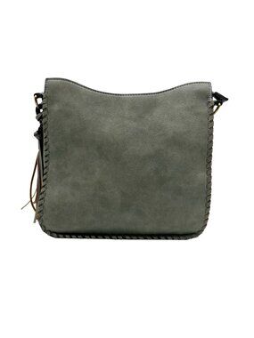 Jen and Co Grey Hobo Style Shoulder Bag